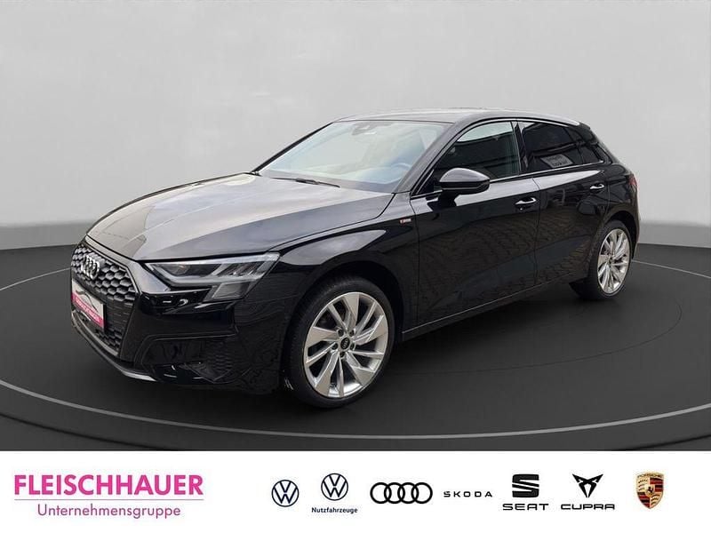 Brillantschwarz Gebraucht 2022 Audi A3 Advanced Limousine | 24.490 € (Fairer Preis) - Bild 1/2