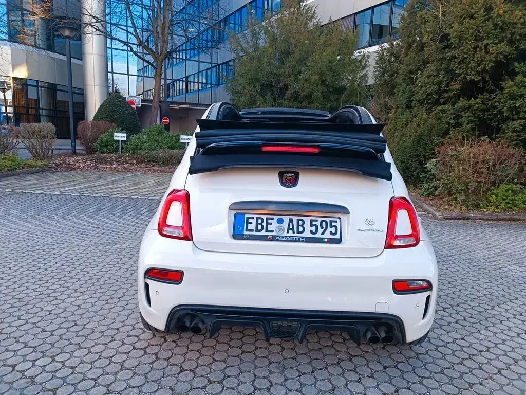 Gebraucht Abarth 595 Competizione 179 PS (131 kW) 2016 Weiß Cabrio