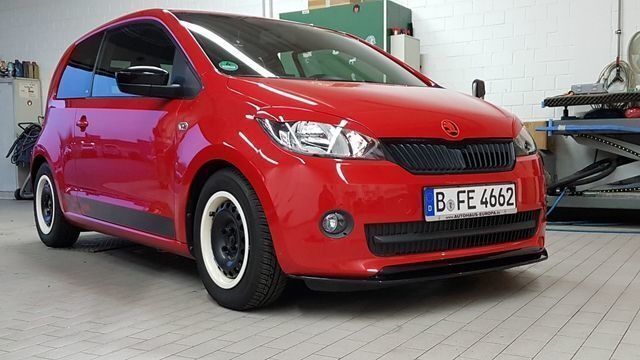 Rot metallic Gebraucht 2015 Skoda Citigo Monte Carlo Kleinwagen | 9.450 € (Fairer Preis) - Bild 1/4