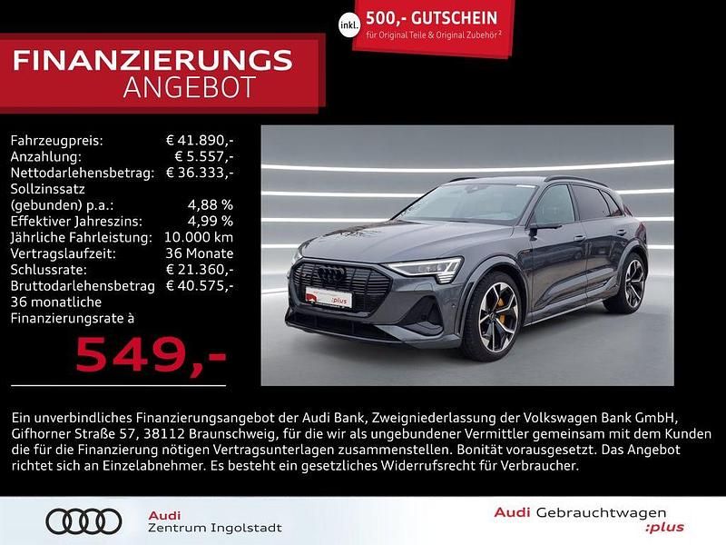 Grau Gebraucht 2022 Audi e-tron Sport SUV | 41.890 € (Guter Preis) - Bild 1/2