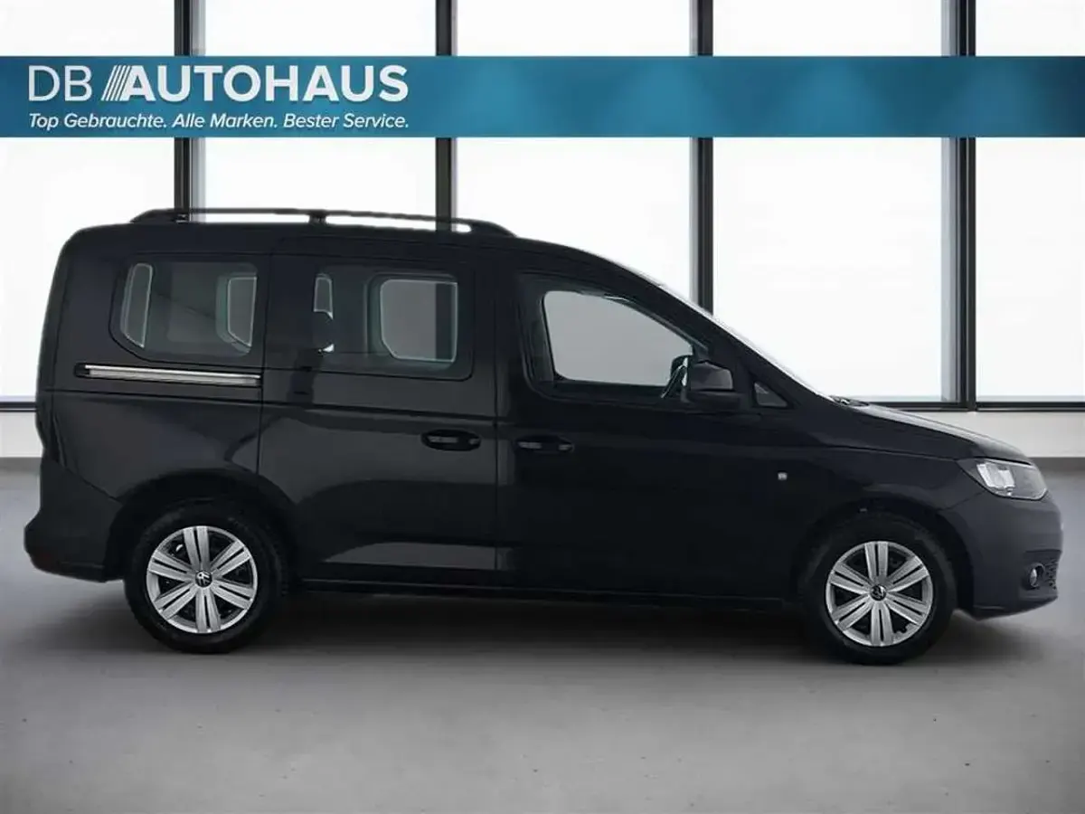 Gebraucht VW Caddy 122 PS (89 kW) 2022 Schwarz Van / Kleinbus
