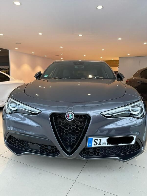 Grau Gebraucht 2021 Alfa Romeo Stelvio Ti SUV | 35.999 € (Etwas zu teuer) - Bild 1/4