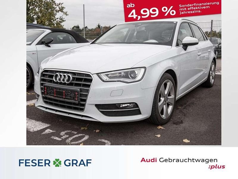 Gletscherweiss metallic Gebraucht 2016 Audi A3 Ambition Limousine | 13.990 € (Fairer Preis) - Bild 1/4