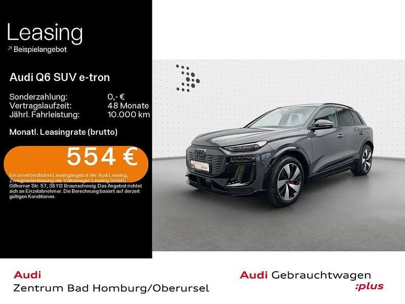 Grau Gebraucht 2025 Audi Q6 e-tron S-Line SUV | 63.150 € (Superpreis) - Bild 1/4