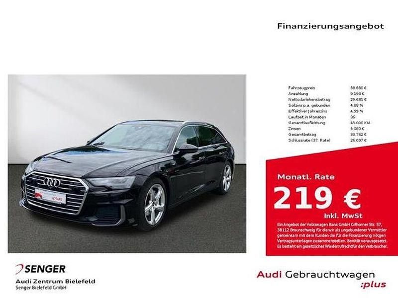 Mythosschwarz metallic Gebraucht 2023 Audi A6 Sport Kombi | 38.880 € (Superpreis) - Bild 1/3