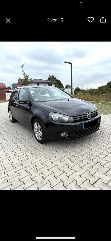 Gebraucht VW Golf VI 122 PS (89 kW) 2010 Schwarz Kleinwagen