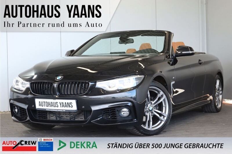 Black sapphire metallic Gebraucht 2019 BMW 420 M Sport Cabrio | 42.950 € - Bild 1/1
