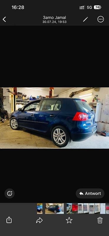 Gebraucht VW Golf IV 75 PS (55 kW) 2005 Blau Limousine