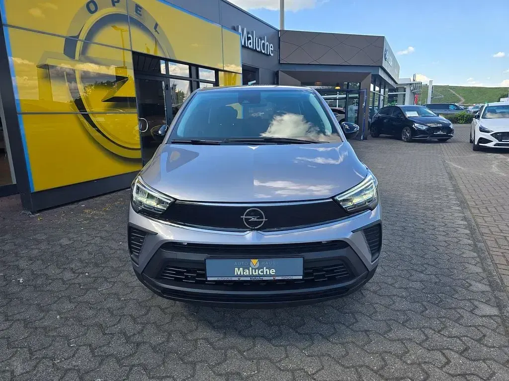 Gebraucht Opel Crossland Edition 110 PS (80 kW) 2023 Kontrast grau/quarz silber SUV