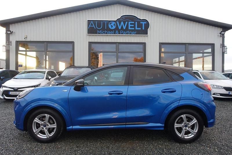 Blau Gebraucht 2020 Ford Puma Gen-E ST-Line SUV | 15.880 € (Fairer Preis) - Bild 1/4