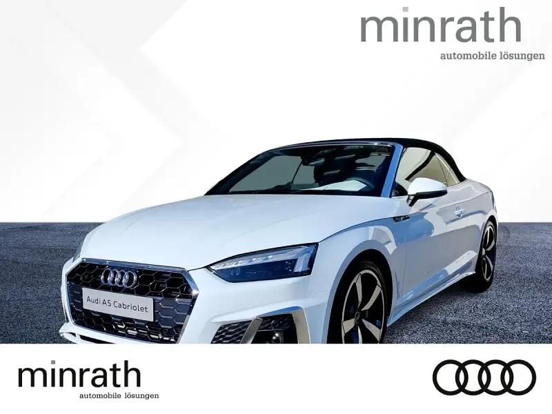 Weiß Gebraucht 2025 Audi A5 Cabriolet S-Line Cabrio | 53.669 € (Fairer Preis) - Bild 1/4