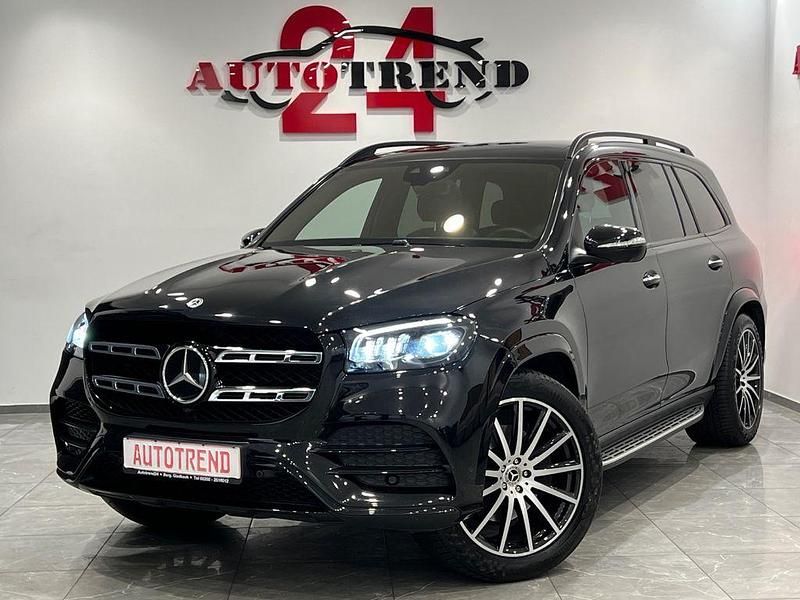 Schwarz Gebraucht 2022 Mercedes GLS400 AMG line SUV | 92.900 € (Etwas zu teuer) - Bild 1/4