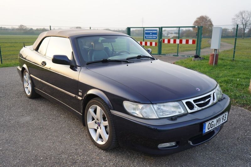 Blau Gebraucht 2003 Saab 9-3 Cabriolet Aero Cabrio | 4.200 € (Superpreis) - Bild 1/4