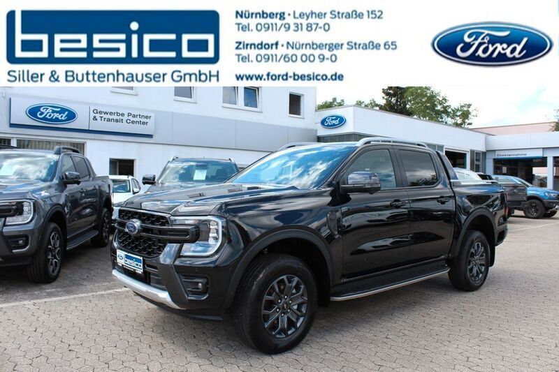 Schwarz Gebraucht 2024 Ford Ranger Wildtrack Abholung | 56.770 € - Bild 1/4