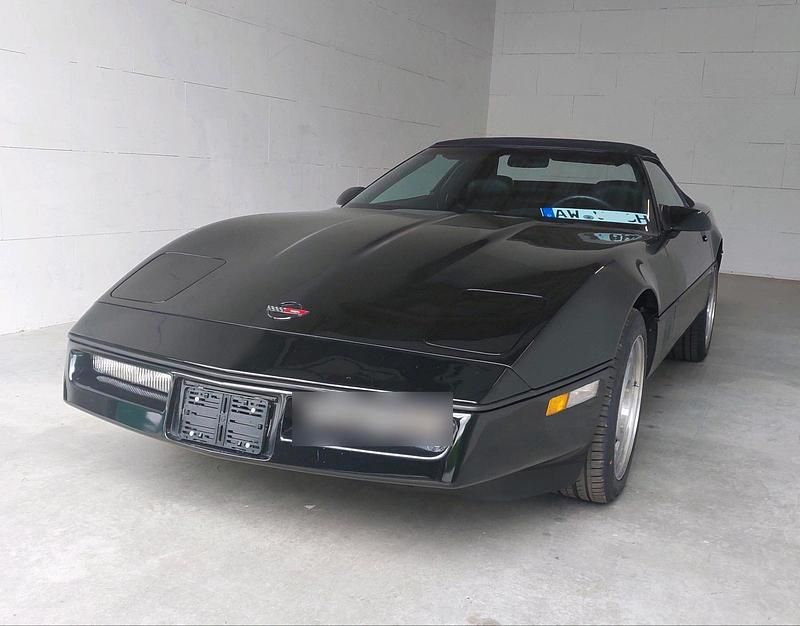 Schwarz Gebraucht 1990 Corvette C4 Cabrio | 21.950 € - Bild 1/4