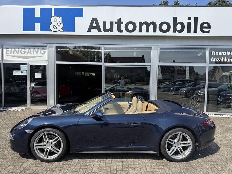 Blau Gebraucht 2013 Porsche 911 Carrera 4 Cabriolet Cabrio | 74.991 € (Guter Preis) - Bild 1/4