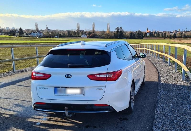 Gebraucht Kia Optima 204 PS (150 kW) 2019 Weiß Kombi