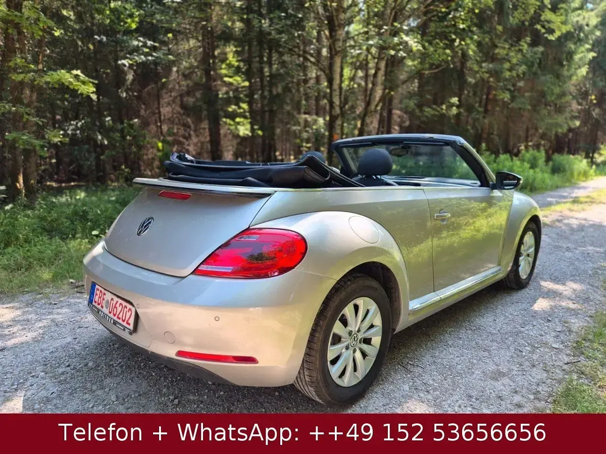Gebraucht VW Beetle Cabriolet Design 105 PS (77 kW) 2013 Silber Cabrio