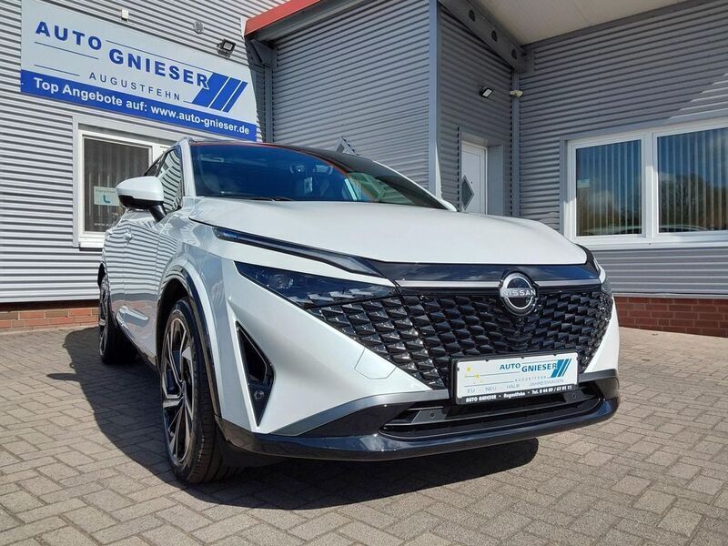 Pearl white Gebraucht 2024 Nissan Qashqai Tekna+ SUV | 32.900 € (Etwas zu teuer) - Bild 1/4