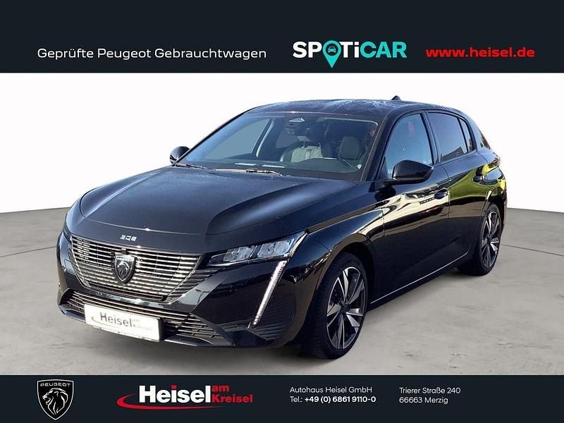 Gebraucht Peugeot 308 Allure 131 PS (96 kW) 2022 Schwarz Limousine