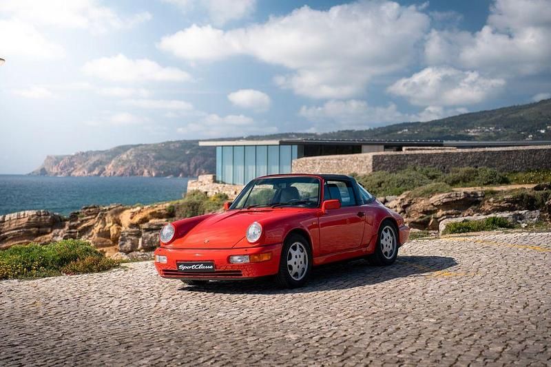 Rot Gebraucht 1990 Porsche 911 Carrera 4 Cabrio | 125.000 € - Bild 1/4