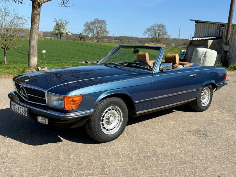 Blau Gebraucht 1983 Mercedes 380 Cabrio | 34.500 € - Bild 1/4
