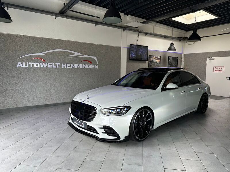 Opalithweiss metalliclack Gebraucht 2023 Mercedes S450 Limousine | 129.500 € - Bild 1/4