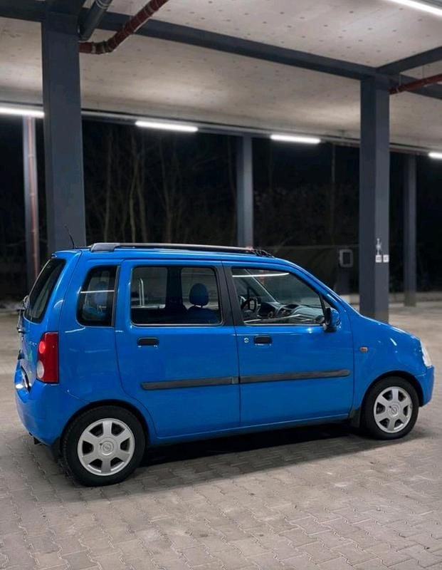 Gebraucht Opel Agila 75 PS (55 kW) 2003 Blau Van / Kleinbus