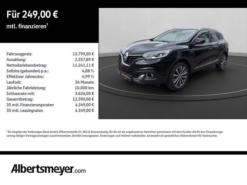 Schwarz Gebraucht 2016 Renault Kadjar Bose Edition SUV | 13.799 € (Fairer Preis) - Bild 1/4