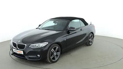 Gebraucht BMW 218 Sport Line 150 PS (110 kW) 2016 Schwarz Cabrio