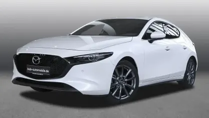 Neu Mazda 3 Exclusive 140 PS (102 kW) 2026 Satinweiß Limousine