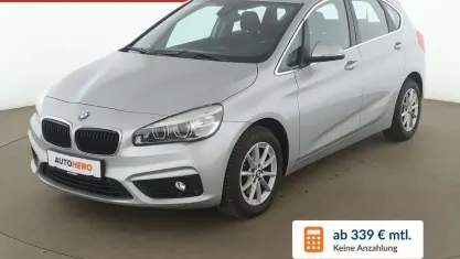 Gebraucht BMW 218 Active Tourer Basis 136 PS (100 kW) 2015 Silber Van / Kleinbus