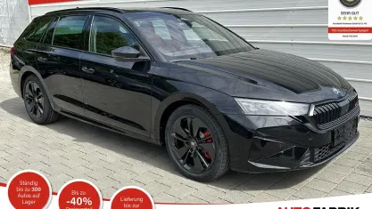 Nuova Skoda Octavia RS 265 CV (194 kW) 2026 Nero Station wagon