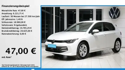 Gebraucht VW Golf VIII Life 116 PS (85 kW) 2025 Weiß Limousine