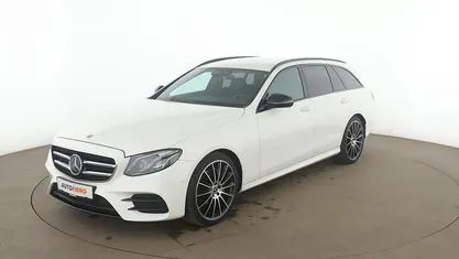 Gebraucht Mercedes E220 AMG line 194 PS (142 kW) 2018 Weiß Kombi