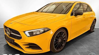 Unilack sonnengelb Gebraucht 2022 Mercedes A180 AMG Limousine | 24.477 € (Superpreis)