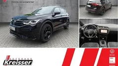 Deep black perleffekt (metallic) Gebraucht 2022 VW Tiguan Allspace R-line SUV | 40.890 € (Fairer Preis)