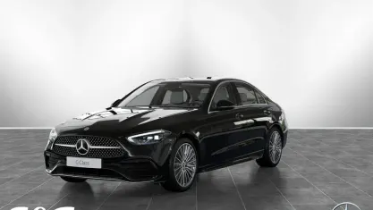 Gebraucht Mercedes C200 AMG 204 PS (150 kW) 2024 Metalliclack obsidianschwarz Limousine