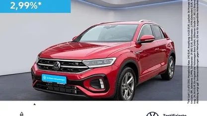 Kings red metallic Gebraucht 2025 VW T-Roc R-line SUV | 33.440 € (Superpreis)