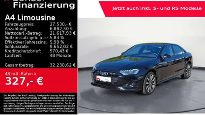 Gebraucht Audi A4 Ambiente 204 PS (150 kW) 2022 Mythosschwarz metallic Limousine