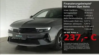 Gebraucht Opel Astra 131 PS (96 kW) 2024 Grau Kleinwagen