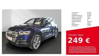 Brugt Audi Q5 S-Line 190 HK (139 kW) 2019 Blå SUV