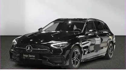Second-hand Mercedes C180 AMG 170 CP (125 kW) 2023 Negru Break