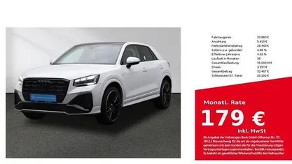 Gletscherweiß Gebraucht 2024 Audi Q2 S-Line SUV | 33.880 € (Fairer Preis)