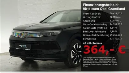 Schwarz Gebraucht 2024 Opel Grandland X SUV | 30.424 € (Fairer Preis)