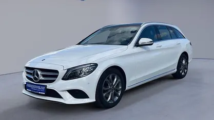 Gebraucht Mercedes C200 Avantgarde 184 PS (135 kW) 2018 Polarwhite (uni) Kombi