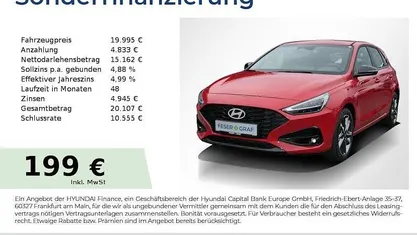 Gebraucht Hyundai i30 Advantage 116 PS (85 kW) 2025 Engine red Limousine