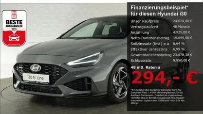Shadow grey Gebraucht 2025 Hyundai i30 N Line Limousine | 24.624 € (Fairer Preis)