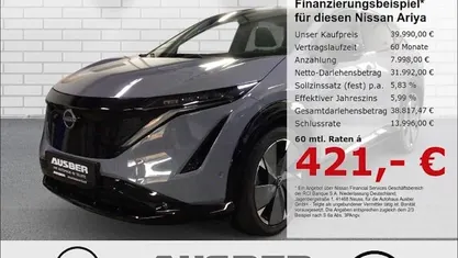 Begagnad Nissan Ariya 360º 225 kW (306 HK) 2023 Grå SUV