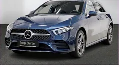 Blau Gebraucht 2021 Mercedes A250 AMG Limousine | 26.490 € (Guter Preis)